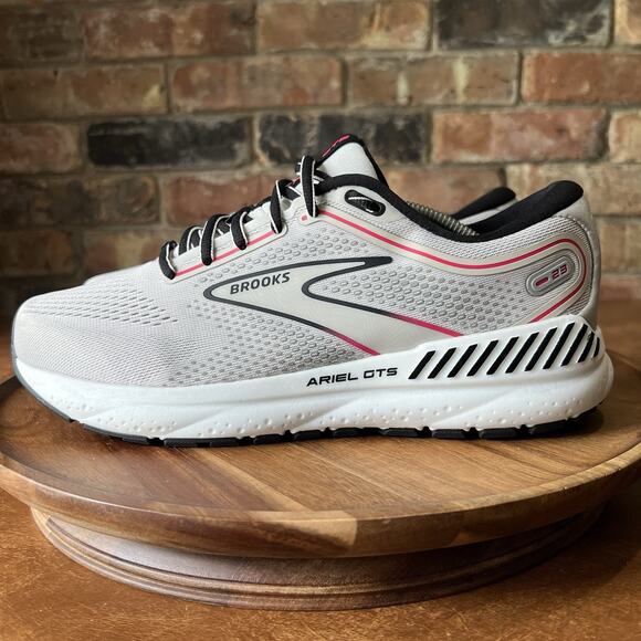 Brooks Womens Ariel GTS 23 Supportive Gray Road Running Shoes Sneakers Size 9